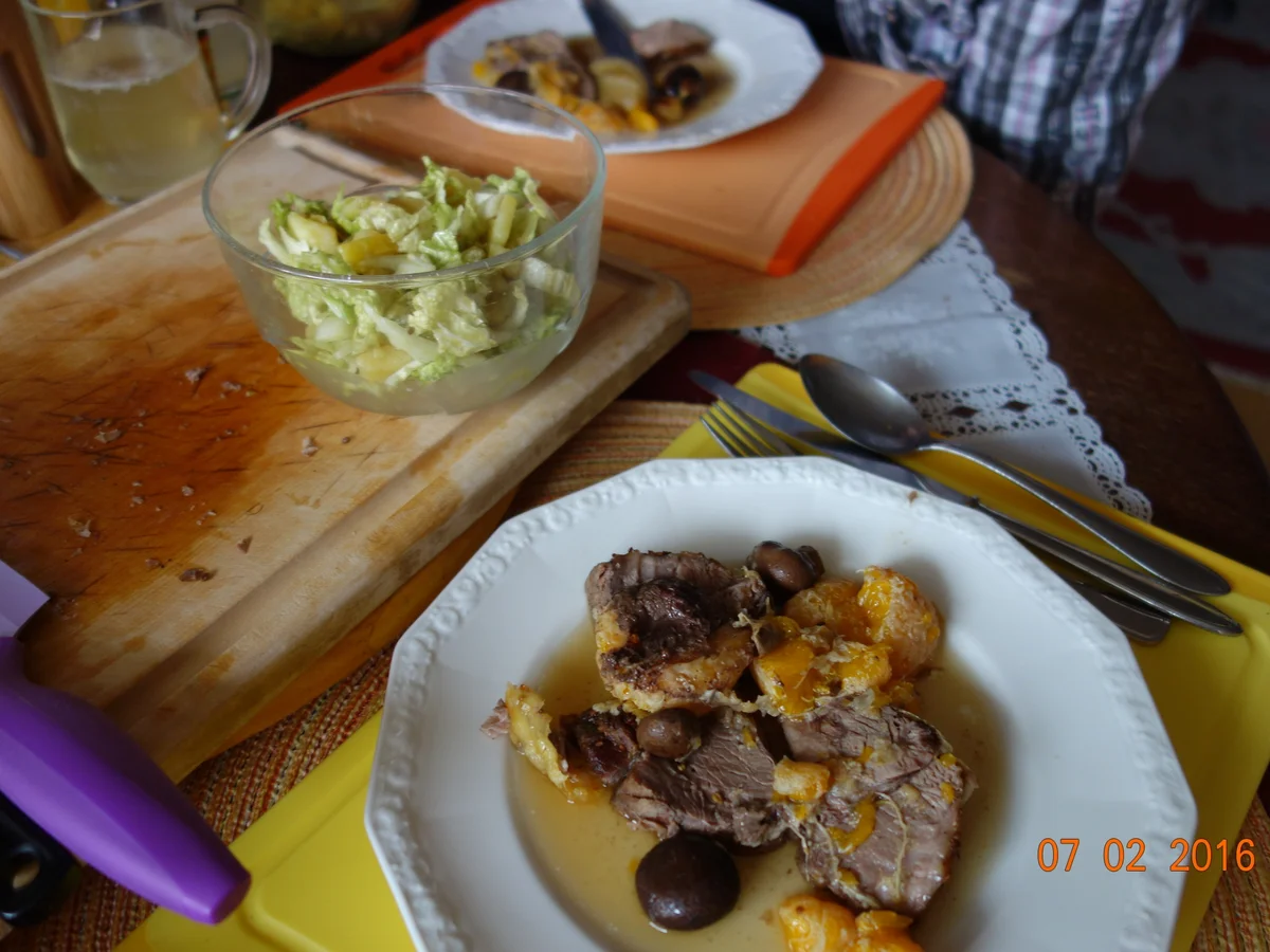 Irische Lammkeule im Römertopf - Rezept - Bild Nr. 4364