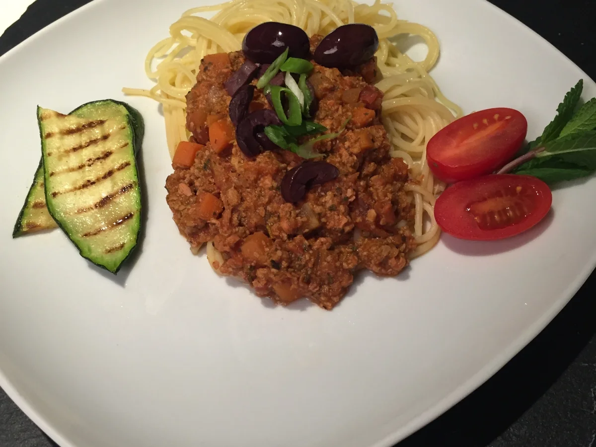 Rezept: Vegane/vegetarische Bolognese Bild Nr. 4366 Vegane/vegetarische Bolognese - Rezept - Bild Nr. 4366