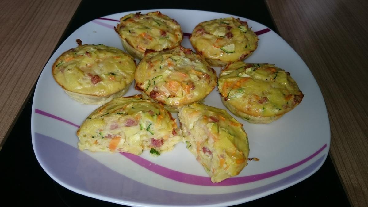 Leichte Herzhafte Gemuse Muffins Rezept Kochbar De