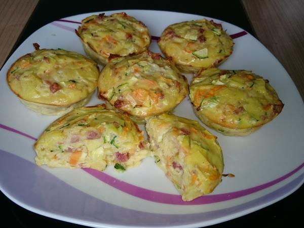 leichte, herzhafte Gemüse-Muffins - Rezept - kochbar.de