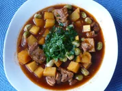 Eintopf mit karameliesiertem Schweinenacken - Rezept - Bild Nr. 4366