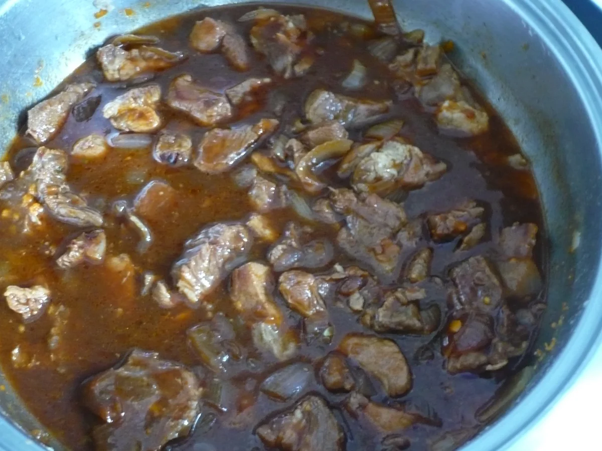 Rezept: Eintopf mit karameliesiertem Schweinenacken Bild Nr. 4372 Eintopf mit karameliesiertem Schweinenacken - Rezept - Bild Nr. 4372