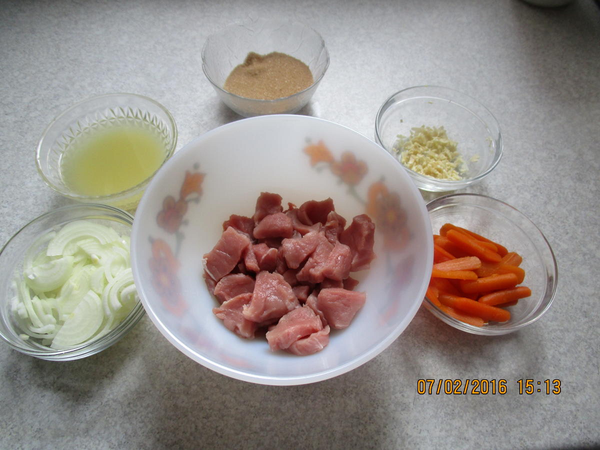 Frittiertes Schweinefleisch süß-sauer - einfach - von federkiel