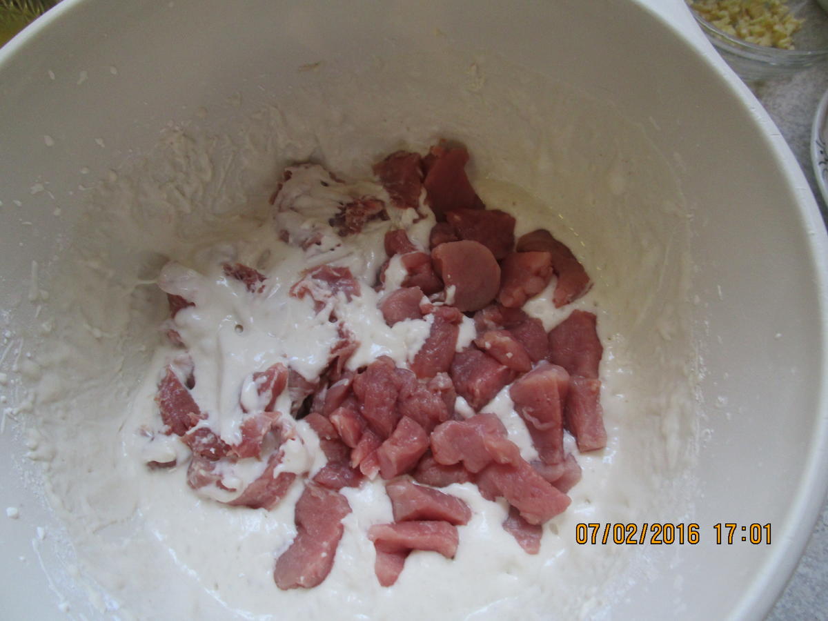 Frittiertes Schweinefleisch süß-sauer - Rezept - Bild Nr. 4391