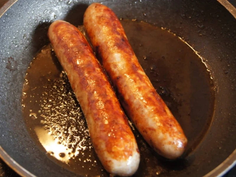 Rezept: Bratwurst mit Erbsen-Möhrenblütengemüse Bild Nr. 4382 Bratwurst mit Erbsen-Möhrenblütengemüse - Rezept - Bild Nr. 4382