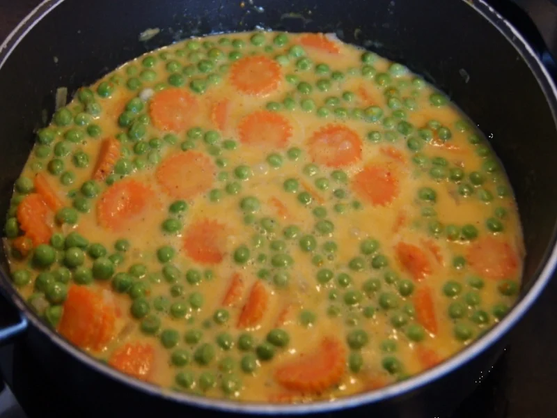 Rezept: Bratwurst mit Erbsen-Möhrenblütengemüse Bild Nr. 4394 Bratwurst mit Erbsen-Möhrenblütengemüse - Rezept - Bild Nr. 4394