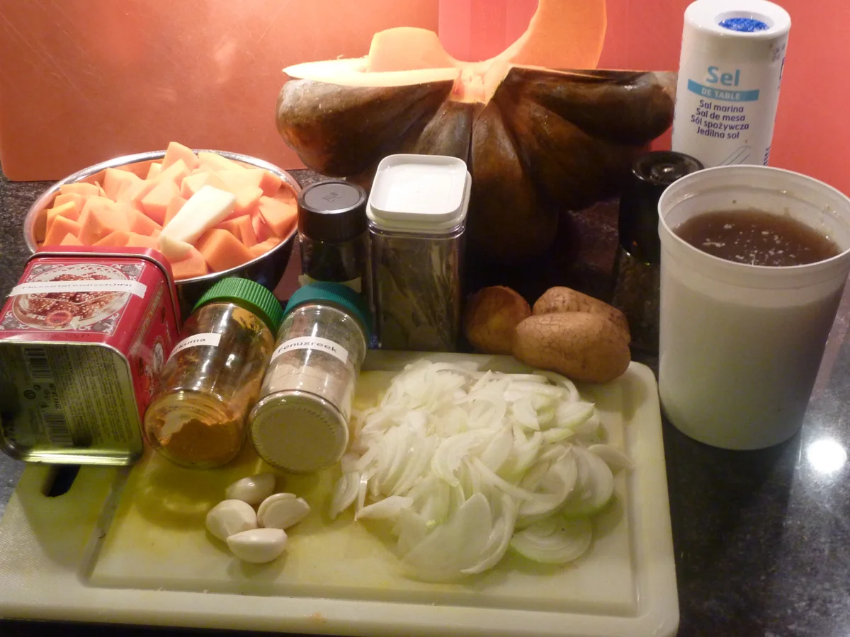 Kichererbsen-kurbis Suppe - Rezept - Bild Nr. 4379