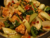 Warmer Baby Pak Choi Salat mit Hähnchenbrustfiletstreifen - Rezept - Bild Nr. 4438