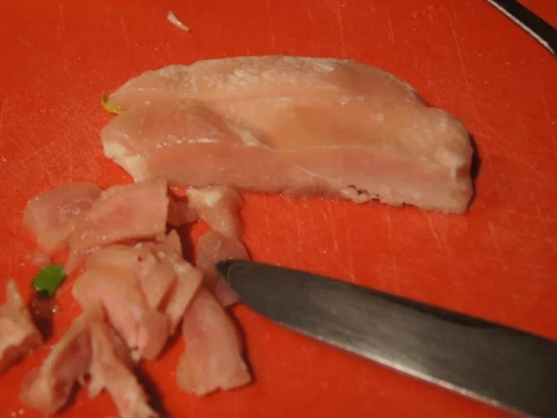 Warmer Baby Pak Choi Salat mit Hähnchenbrustfiletstreifen - Rezept - Bild Nr. 4441