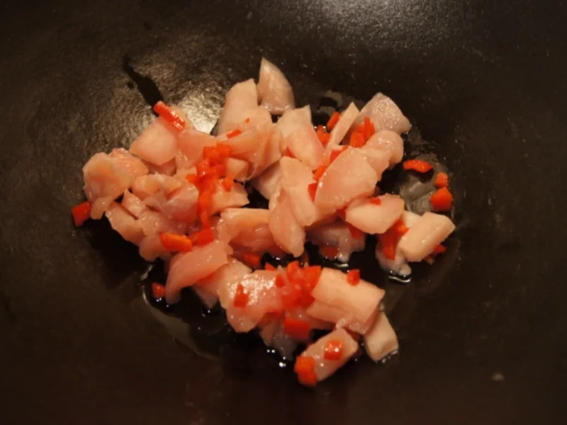 Warmer Baby Pak Choi Salat mit Hähnchenbrustfiletstreifen - Rezept - Bild Nr. 4443