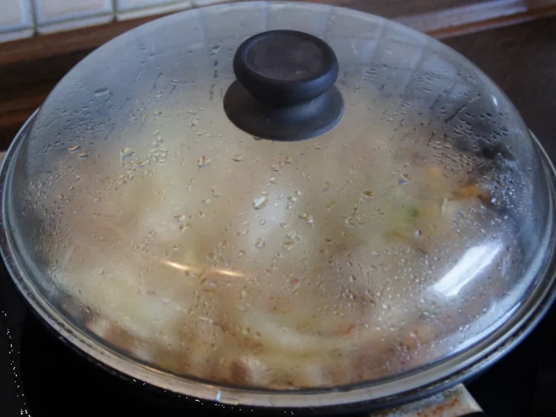 Lachsfilet mit Fenchel und Champignon Gemüse - Rezept - Bild Nr. 4439