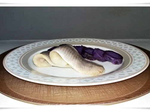 Edle-Matjes mit marinierten  Trüffelkartoffel-Scheiben und „Perlen“ - Rezept - Bild Nr. 4451