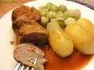 Rezept: Fleisch: SCHWEINSROULADEN mit Mettfüllung Bild Nr. 4465 Fleisch: SCHWEINSROULADEN mit Mettfüllung - Rezept - Bild Nr. 4465