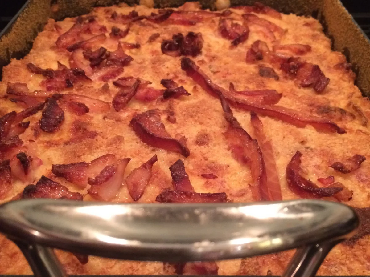 Schinkenfleckerl, überbacken - Rezept - Bild Nr. 4516