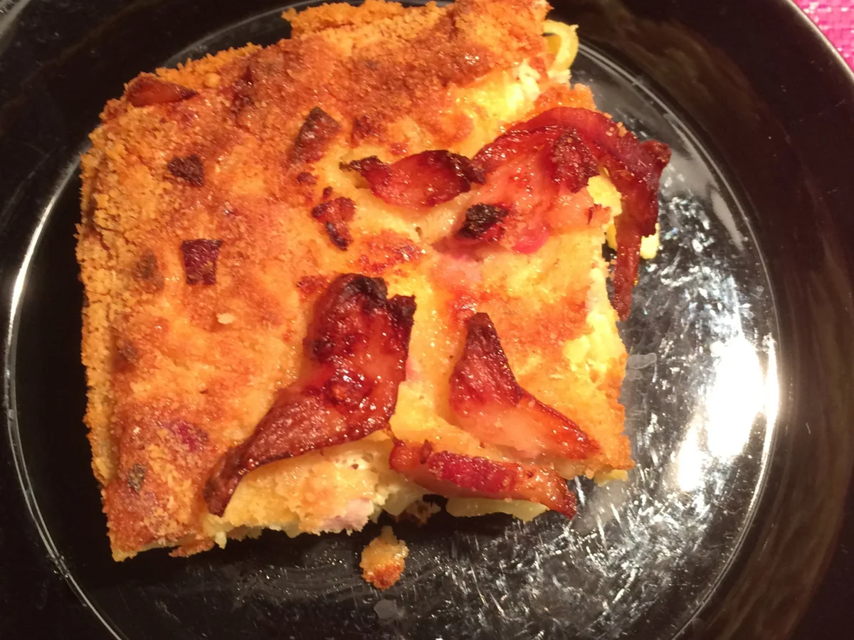 Schinkenfleckerl, überbacken - Rezept - Bild Nr. 4517