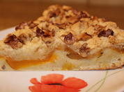 Pfirsich-Streuselkuchen mit Walnüssen - Rezept - Bild Nr. 4507