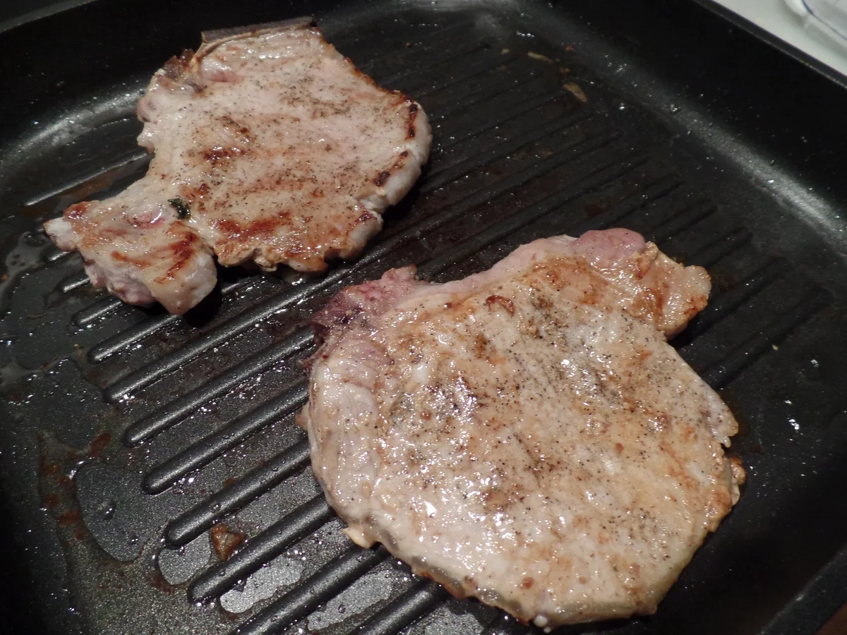 Koteletts mit Speck-Chicoree - Rezept - Bild Nr. 4512