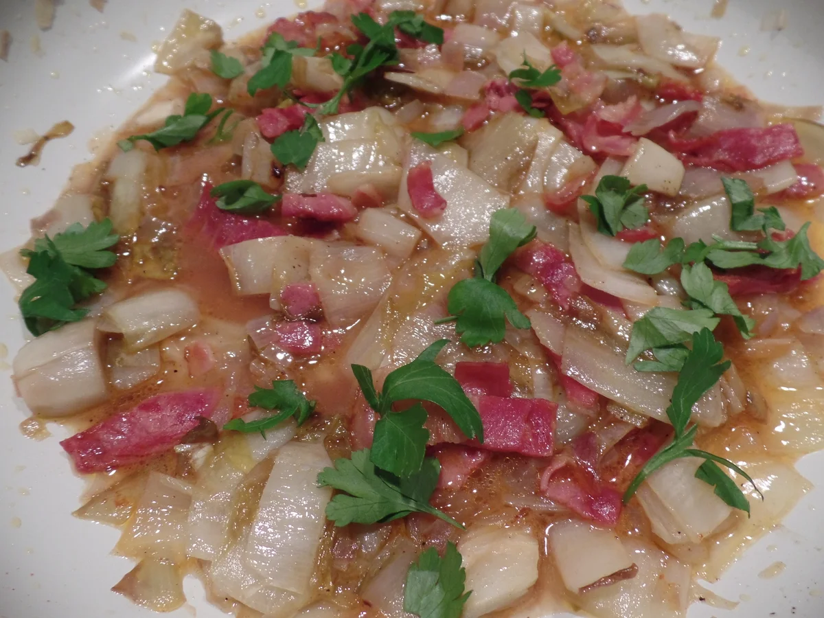 Koteletts mit Speck-Chicoree - Rezept - Bild Nr. 4517