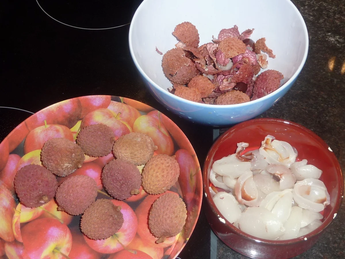 Litschi Parfait mit Kumquats-Kaki Kompott - Rezept - Bild Nr. 4515