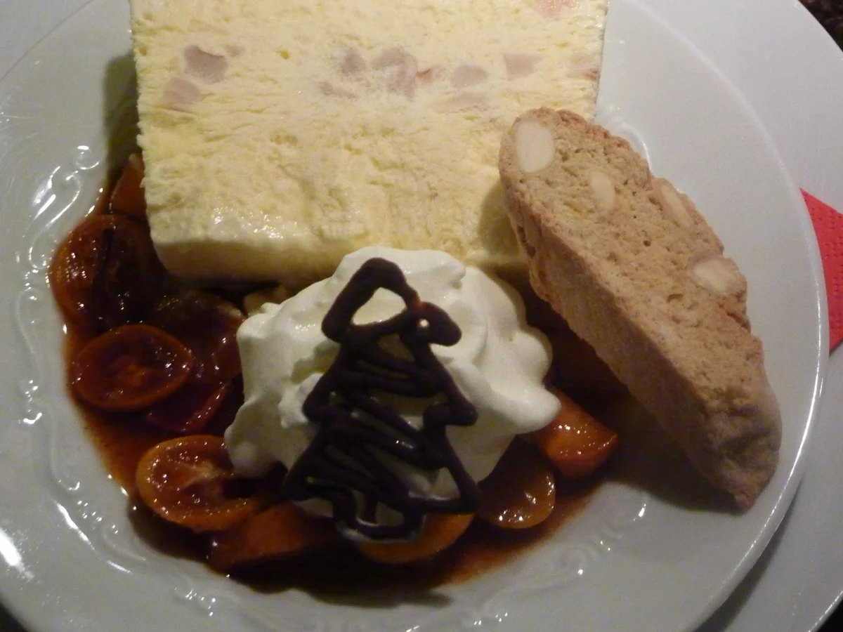 Litschi Parfait mit Kumquats-Kaki Kompott - Rezept - Bild Nr. 4521