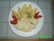 Matjesfiltes in Marinade mit Pellkartoffeln und Eisbergsalat - Rezept - Bild Nr. 4522