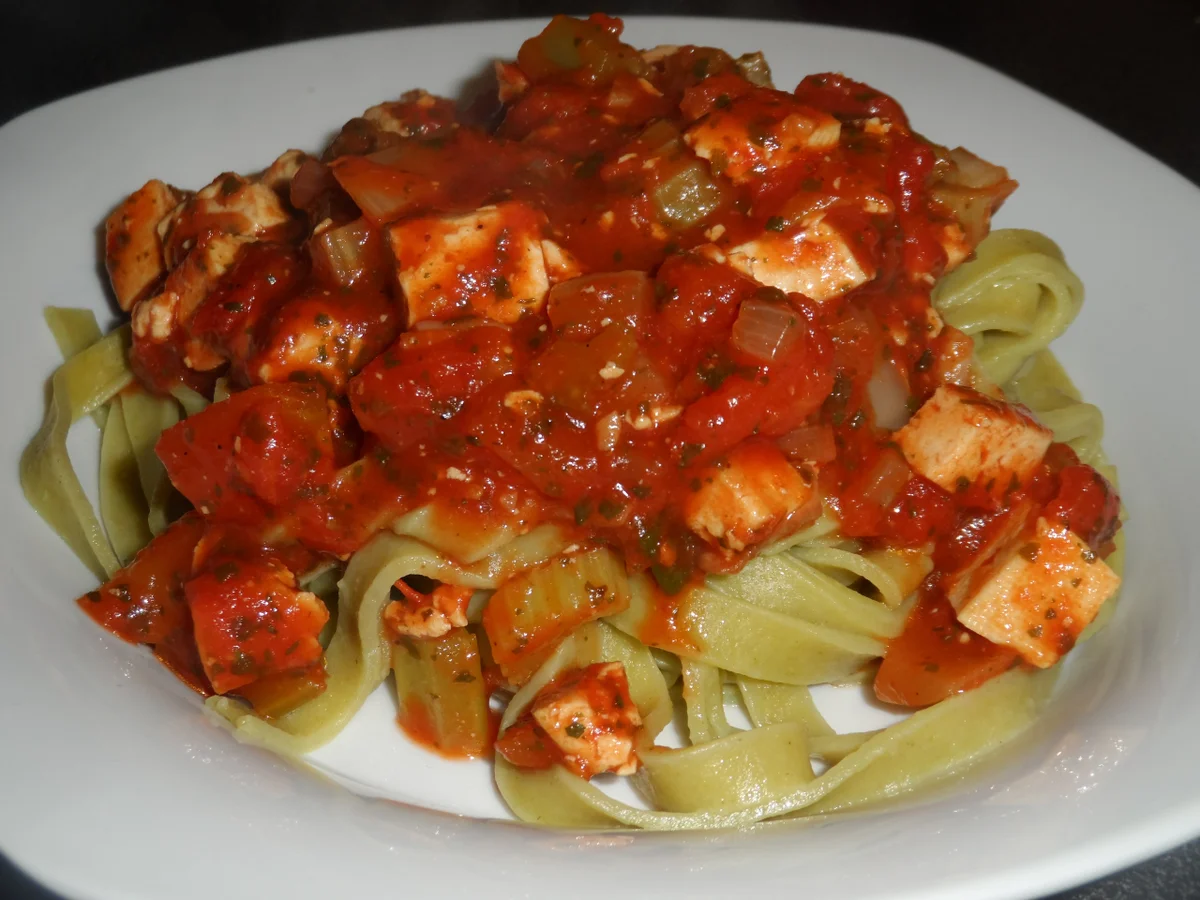 Rezept: BiNe` S TOFU BOLOGNESE Bild Nr. 4530 BiNe` S TOFU BOLOGNESE - Rezept - Bild Nr. 4530
