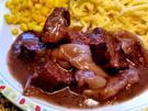 Römertopf - Rindfleisch in Rotwein - Rezept - Bild Nr. 4528