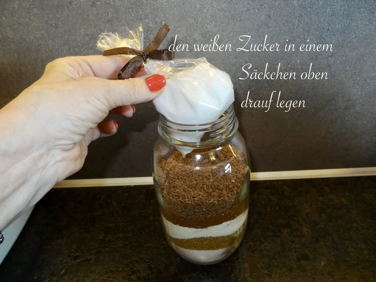 Rezept: Geschenke aus der Küche - Backmischung im Glas Bild Nr. 4562 Geschenke aus der Küche - Backmischung im Glas - Rezept - Bild Nr. 4562