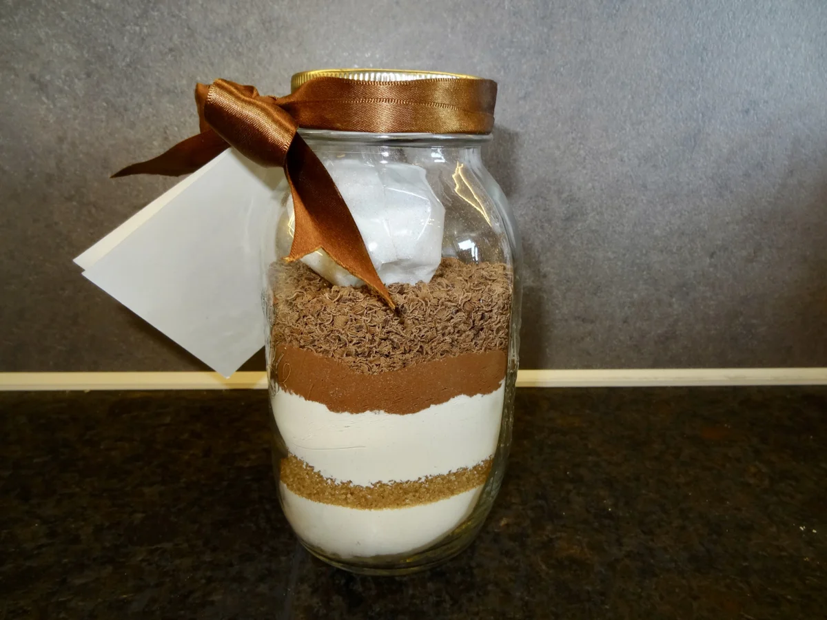 Rezept: Geschenke aus der Küche - Backmischung im Glas Bild Nr. 4561 Geschenke aus der Küche - Backmischung im Glas - Rezept - Bild Nr. 4561