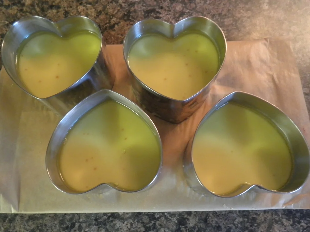 Rezept: Limetten - Panna Cotta - Herzen ... Bild Nr. 4561 Limetten - Panna Cotta - Herzen ... - Rezept - Bild Nr. 4561