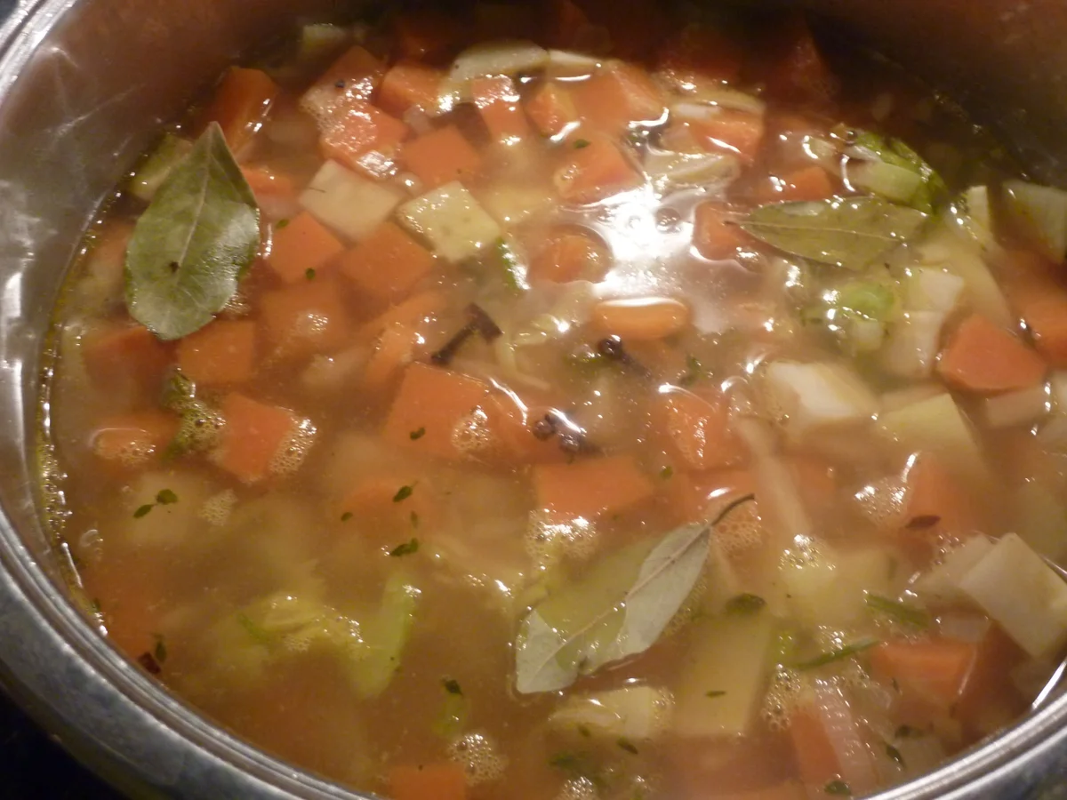 Kürbis-Meeresfrüchte Suppe - Rezept - Bild Nr. 4553