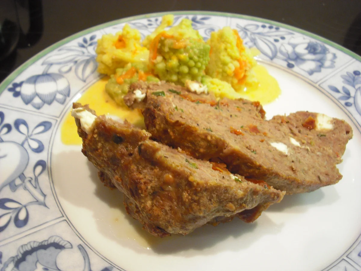 Hackbraten mediterrane Art - Rezept - Bild Nr. 4560
