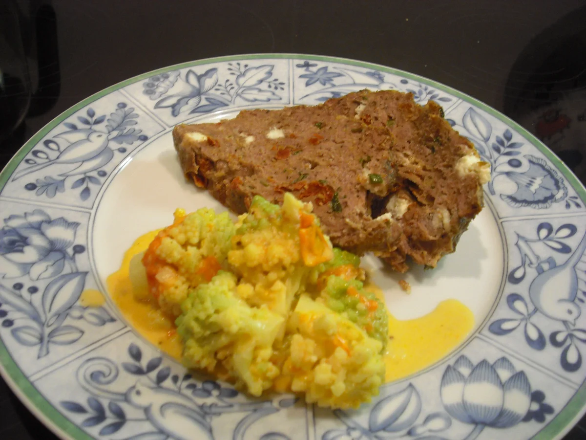 Hackbraten mediterrane Art - Rezept - Bild Nr. 4561