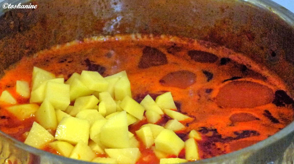 Feurige Gulasch-Kartoffelsuppe - Rezept - Bild Nr. 4568