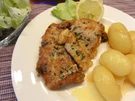 Fisch:   SEELACHS in  ~Kräuter-Ei~ - Rezept - Bild Nr. 4577