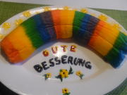 Regenbogen-Biscuit-Rolle (Rainbow Cake Roll) - Rezept - Bild Nr. 4600
