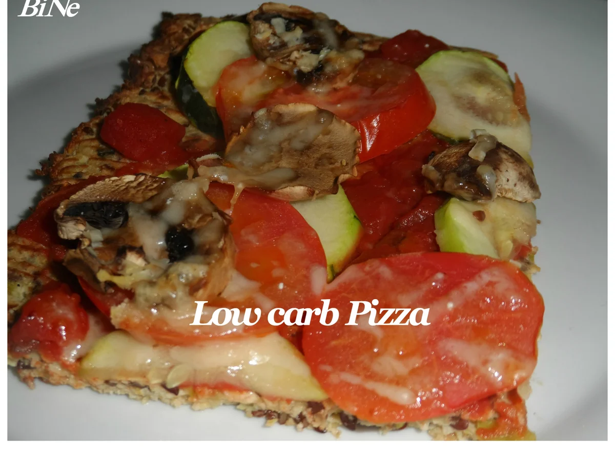 Rezept: BiNe` S LOW CARB PIZZA Bild Nr. 4634 BiNe` S LOW CARB PIZZA - Rezept - Bild Nr. 4634