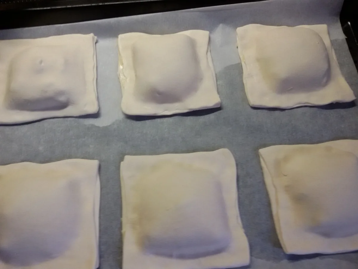 Blätterteig mit Apfel - Vanillepudding  - Rezept - Bild Nr. 4622