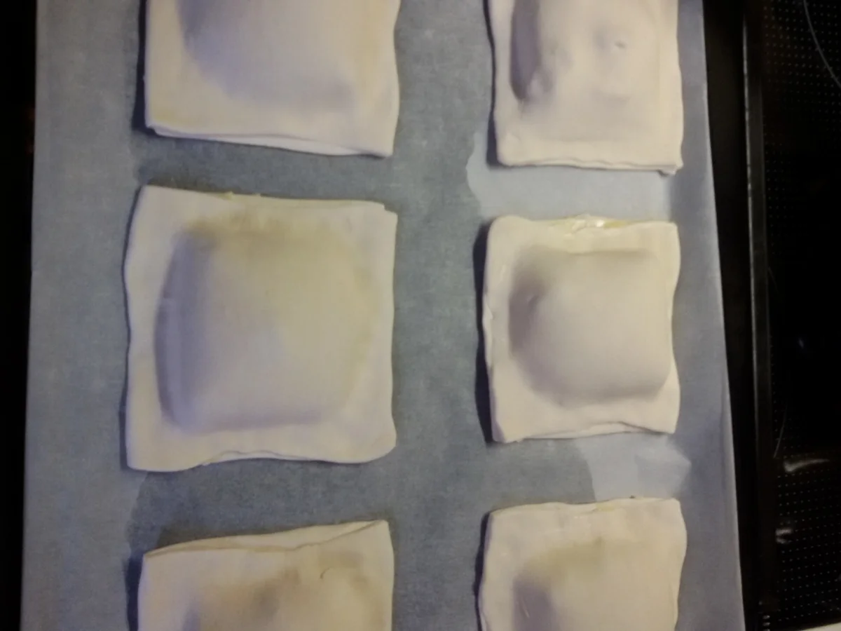 Blätterteig mit Apfel - Vanillepudding  - Rezept - Bild Nr. 4623