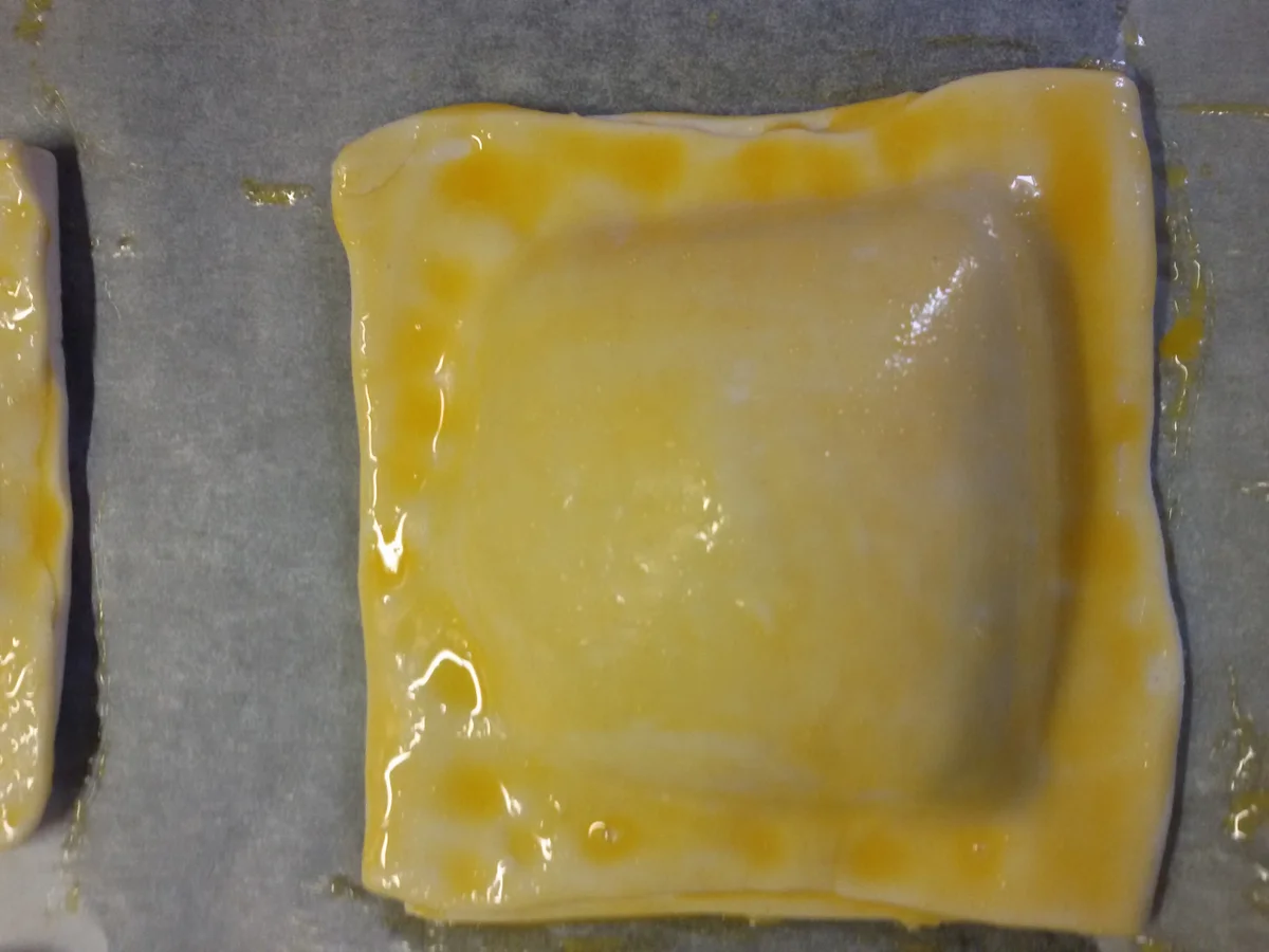 Blätterteig mit Apfel - Vanillepudding  - Rezept - Bild Nr. 4624