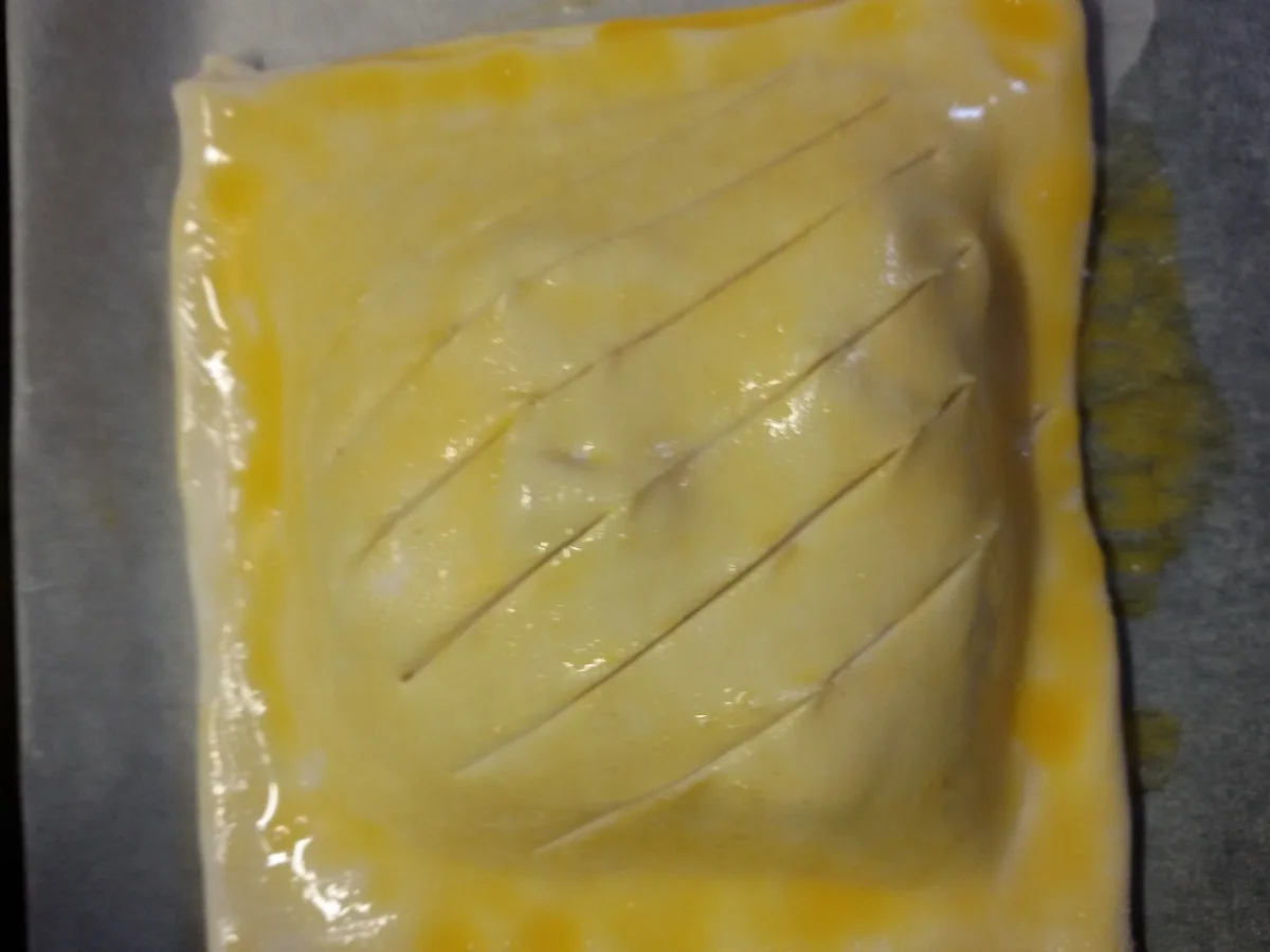 Blätterteig mit Apfel - Vanillepudding  - Rezept - Bild Nr. 4625