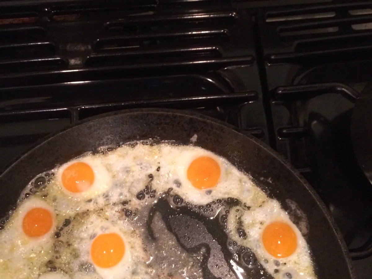 Spinatsuppe mit Wachtelei - Rezept - Bild Nr. 4632