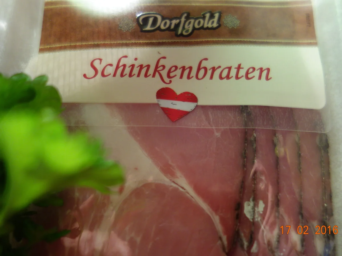 Schinkenfleckerln mit Blaukraut-Garnitur; - Rezept - Bild Nr. 4641