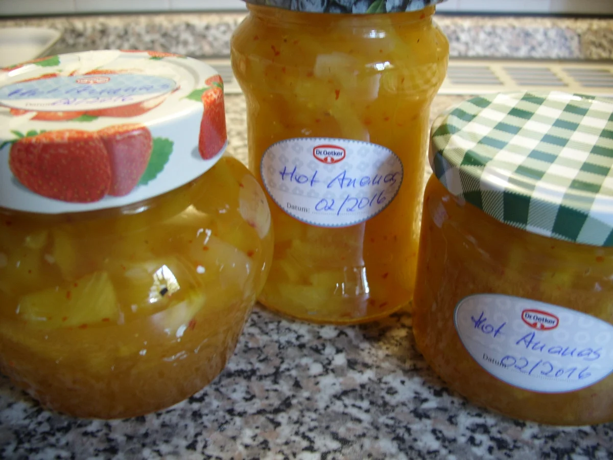 Konfitüre & Co: Hot Ananas - Rezept - Bild Nr. 4650