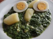Eier auf Gorgonzola-Spinat - Rezept - Bild Nr. 4649