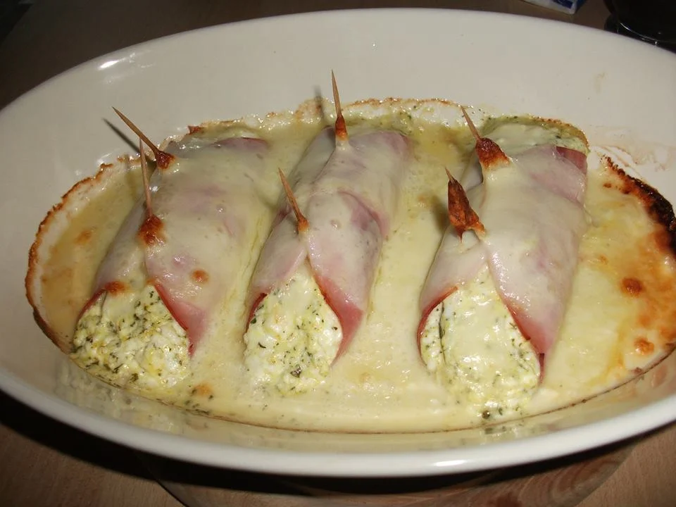 3 gefüllte Schinkenröllchen - Rezept - Bild Nr. 4658