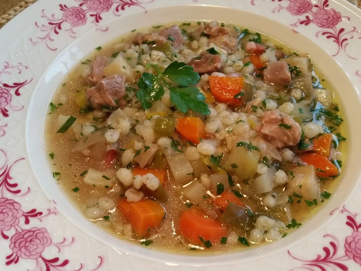 Römertopf: Graupensuppe mit Lammfleisch - Rezept - Bild Nr. 4667