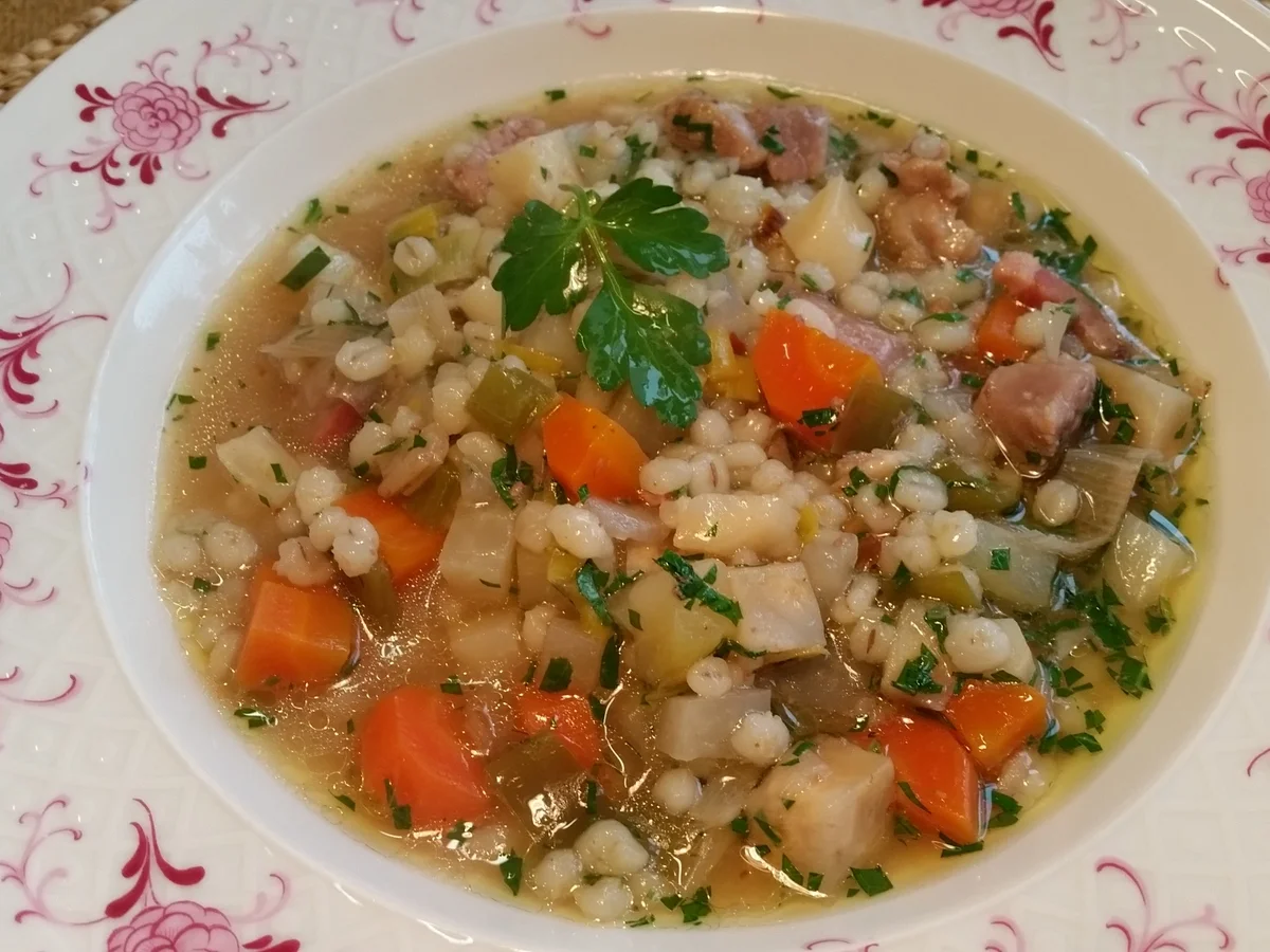 Römertopf: Graupensuppe mit Lammfleisch - Rezept - Bild Nr. 4675