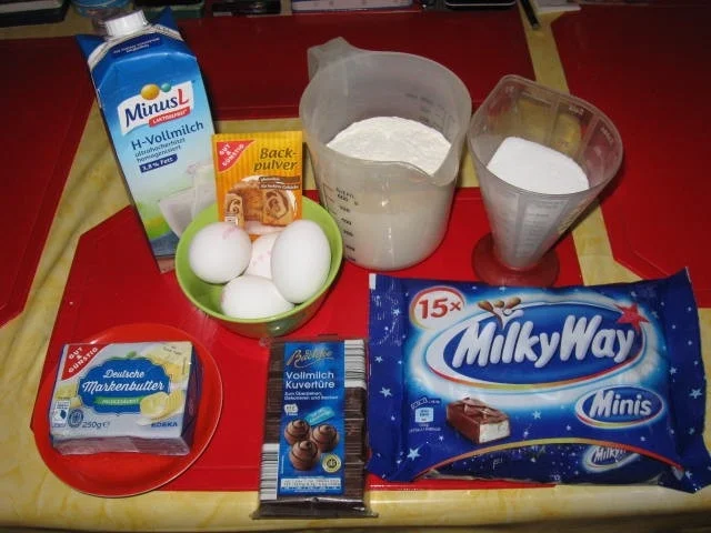 Rührkuchen mit Milky Way Minis - Rezept - Bild Nr. 4708