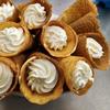 Waffelhörnchen aus Biskuitteig - Rezept - Bild Nr. 17009